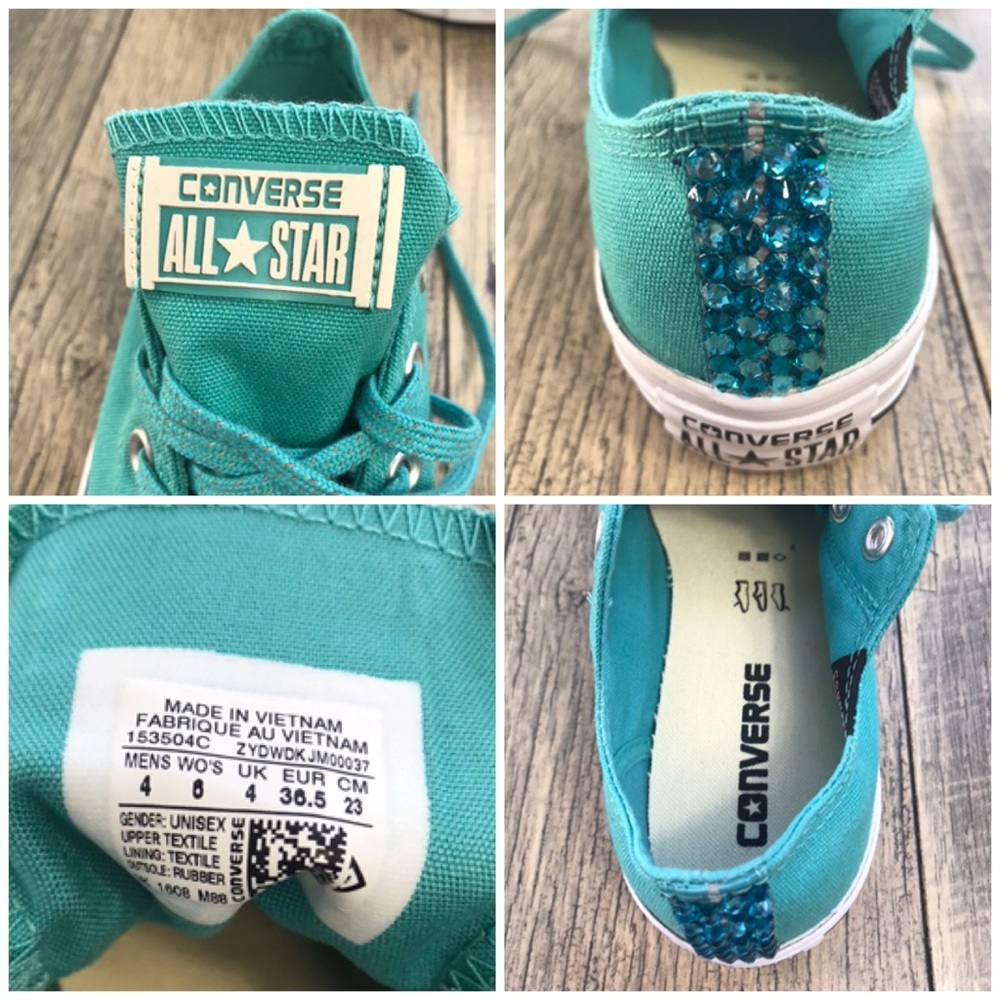 Converse&Crystal Shield Canvas OX Aegean Aqua W - Picture 8 of 8